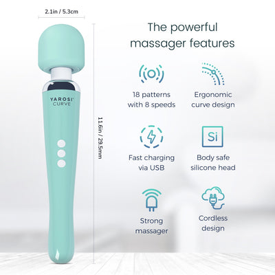 Yarosi - Curve Massager - Green