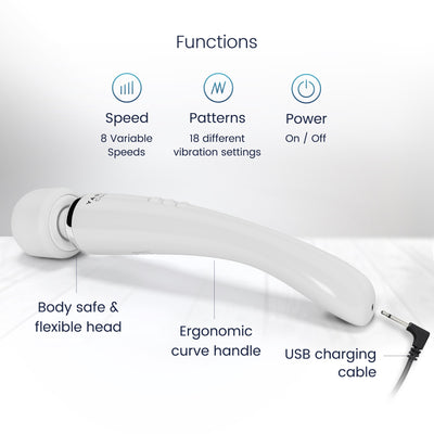 Yarosi - Curve Massager - White